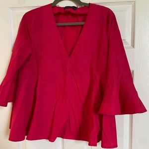 Pink blouse from Tuckernuck